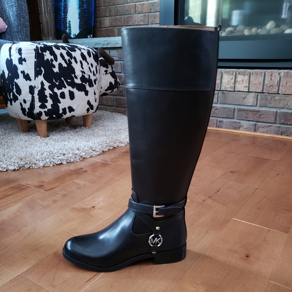 Michael Kors Black Preston Boots Size 5.5 - Picture 4 of 13